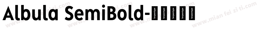 Albula SemiBold字体转换